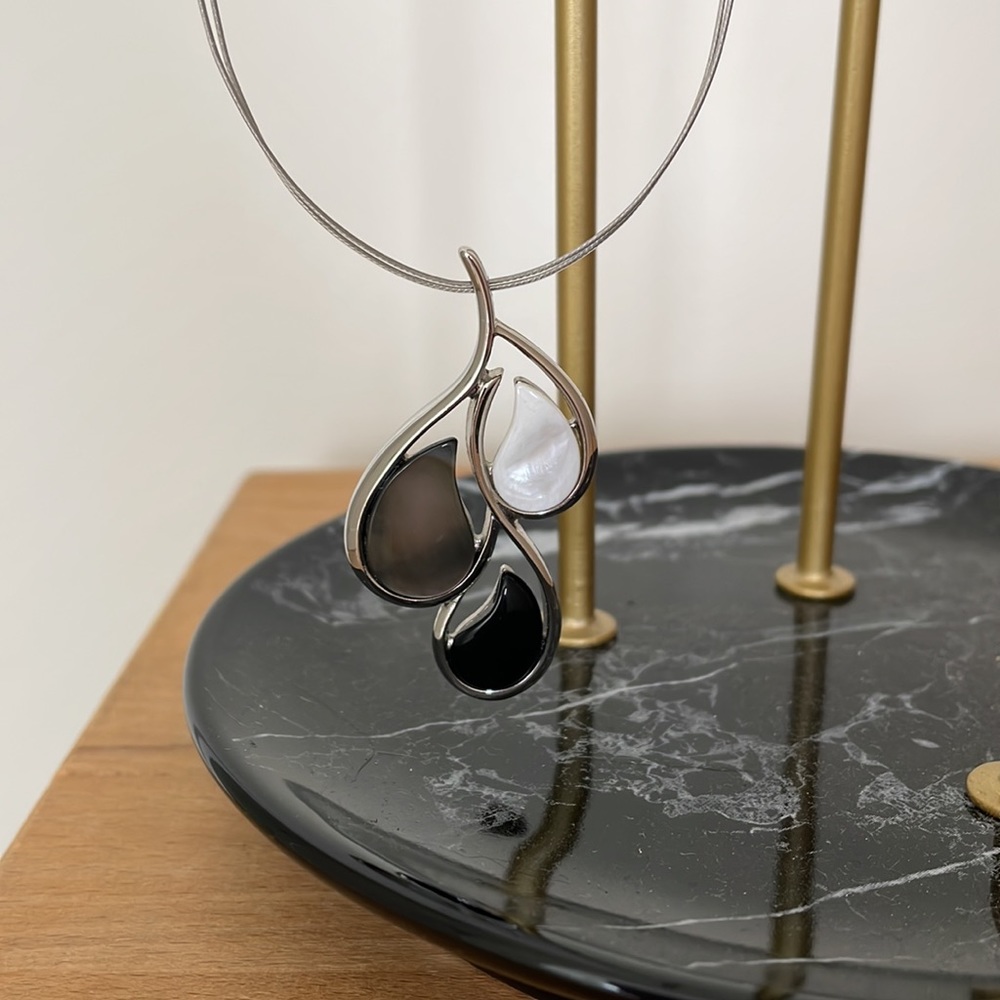 Lia Sophia Mother of Pearl necklace.